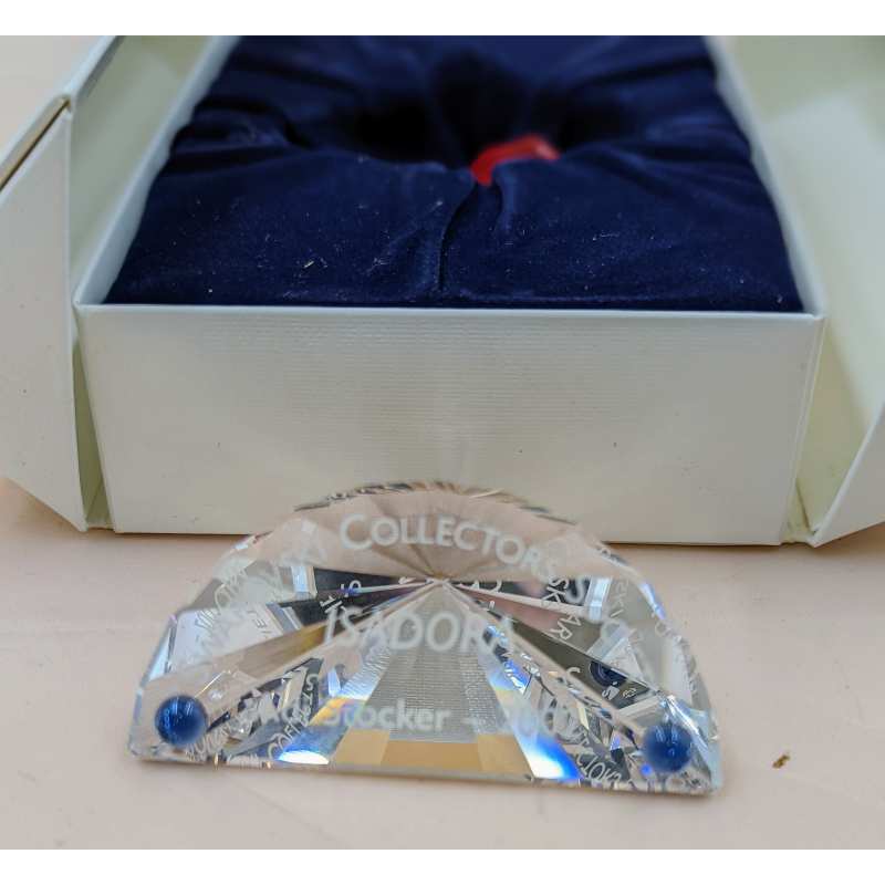 Swarovski Isadora 2002 Title Plaque with Box Furniture & Home Decor KW Consignment Inc. 40.00