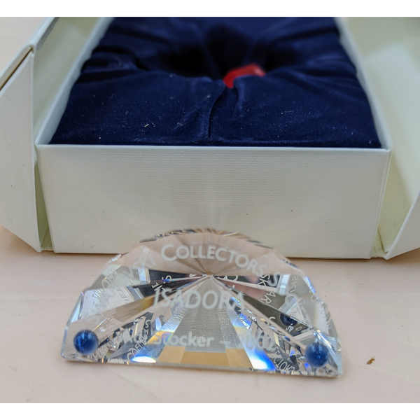 Swarovski Isadora 2002 Title Plaque with Box Furniture & Home Decor KW Consignment Inc. 40.00