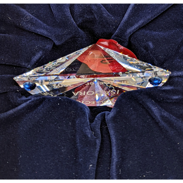 Swarovski Isadora 2002 Title Plaque with Box Furniture & Home Decor KW Consignment Inc. 40.00