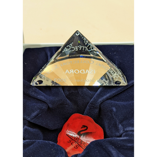 Swarovski Isadora 2002 Title Plaque with Box Furniture & Home Decor KW Consignment Inc. 40.00