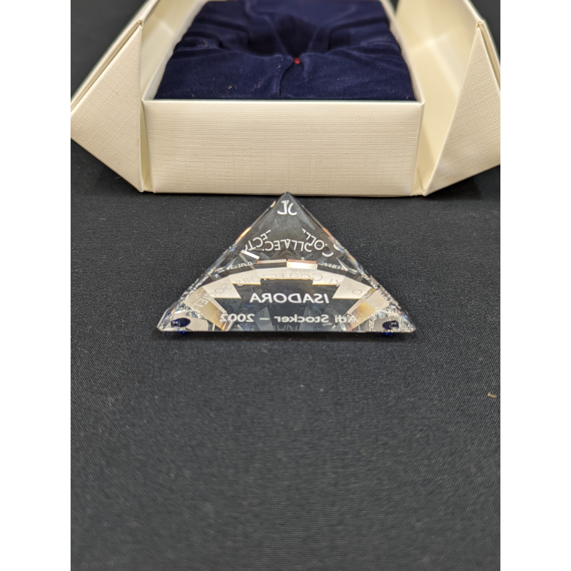 Swarovski Isadora 2002 Title Plaque with Box Furniture & Home Decor KW Consignment Inc. 40.00