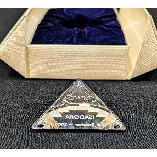 Swarovski Isadora 2002 Title Plaque with Box Furniture & Home Decor KW Consignment Inc. 40.00