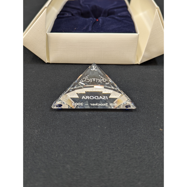 Swarovski Isadora 2002 Title Plaque with Box Furniture & Home Decor KW Consignment Inc. 40.00