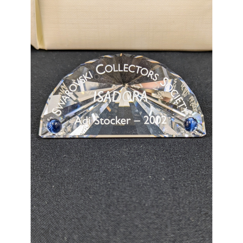 Swarovski Isadora 2002 Title Plaque with Box Furniture & Home Decor KW Consignment Inc. 40.00