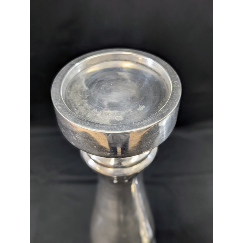 Set of 2 Silver Vintage Candle Holders Furniture & Home Decor KW Consignment Inc. 70.00