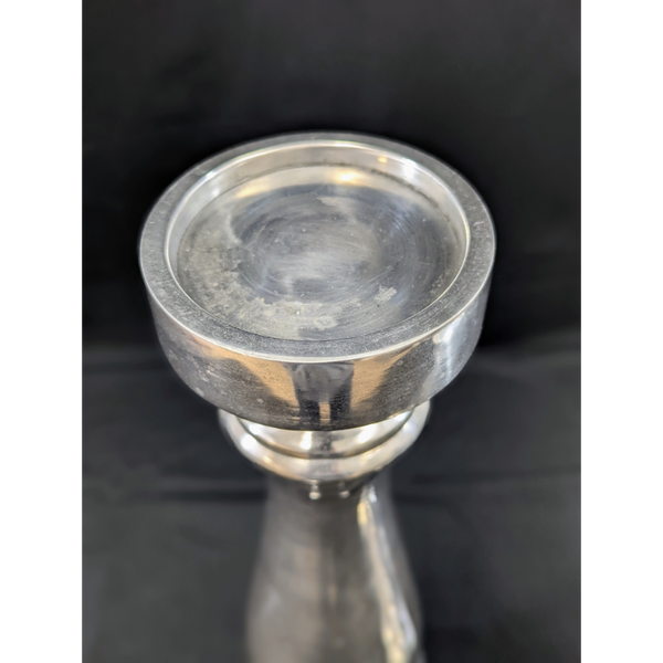 Set of 2 Silver Vintage Candle Holders Furniture & Home Decor KW Consignment Inc. 70.00