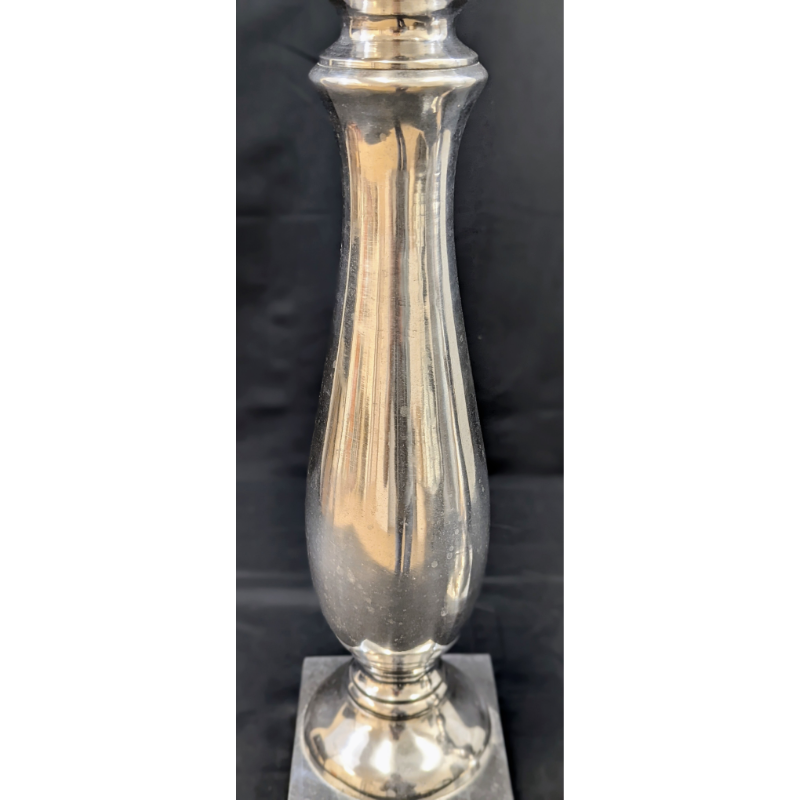 Set of 2 Silver Vintage Candle Holders Furniture & Home Decor KW Consignment Inc. 70.00
