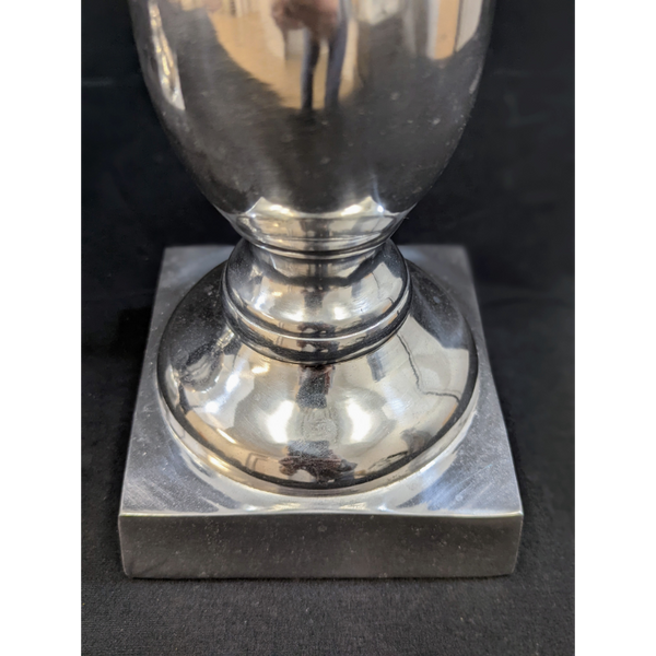Set of 2 Silver Vintage Candle Holders Furniture & Home Decor KW Consignment Inc. 70.00