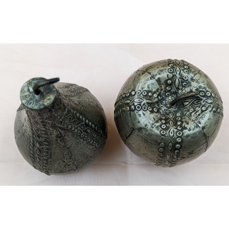 Vintage Apple & Pear Pewter Set Furniture & Home Decor KW Consignment Inc. 80.00