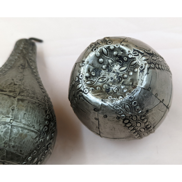 Vintage Apple & Pear Pewter Set Furniture & Home Decor KW Consignment Inc. 80.00