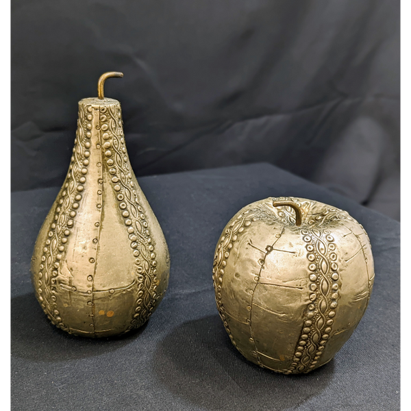 Vintage Apple & Pear Pewter Set Furniture & Home Decor KW Consignment Inc. 80.00