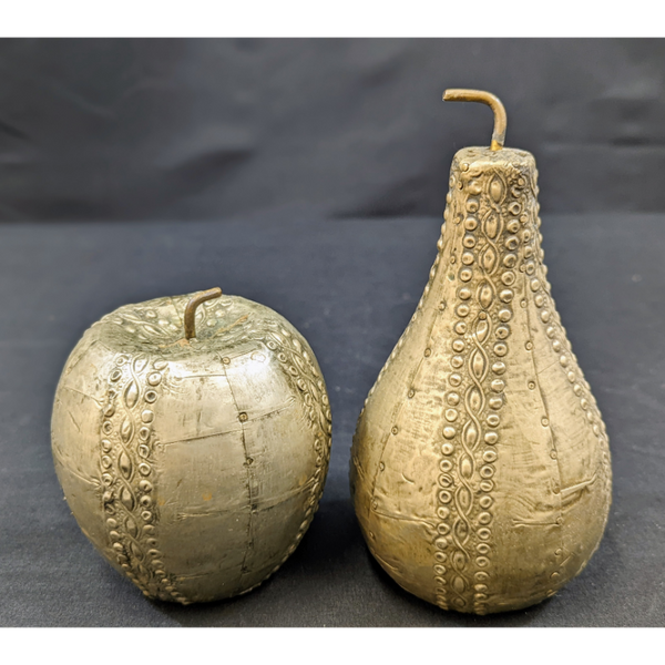 Vintage Apple & Pear Pewter Set Furniture & Home Decor KW Consignment Inc. 80.00