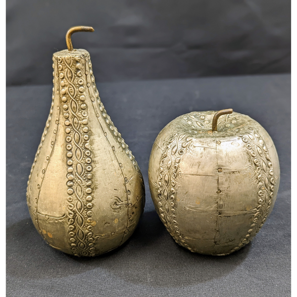 Vintage Apple & Pear Pewter Set Furniture & Home Decor KW Consignment Inc. 80.00