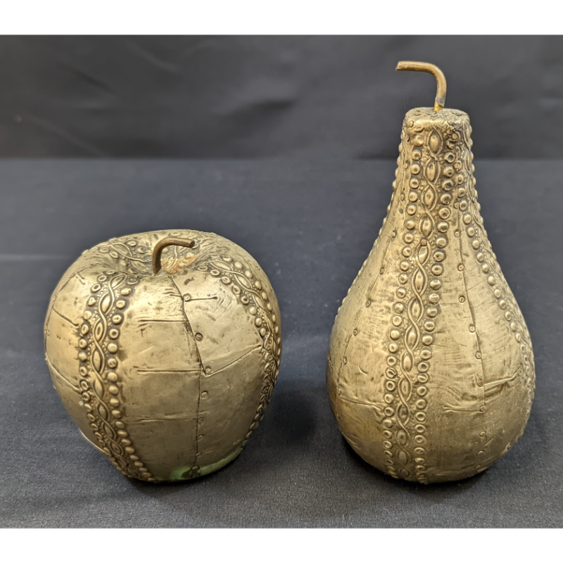 Vintage Apple & Pear Pewter Set Furniture & Home Decor KW Consignment Inc. 80.00