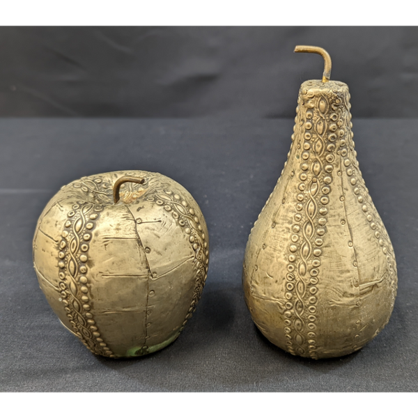 Vintage Apple & Pear Pewter Set Furniture & Home Decor KW Consignment Inc. 80.00