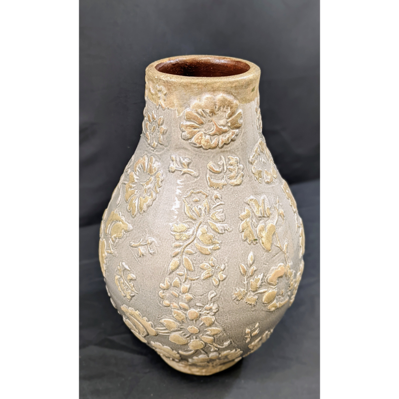 Ceramic Clay Floral Vase Furniture & Home Decor KW Consignment Inc. 55.00