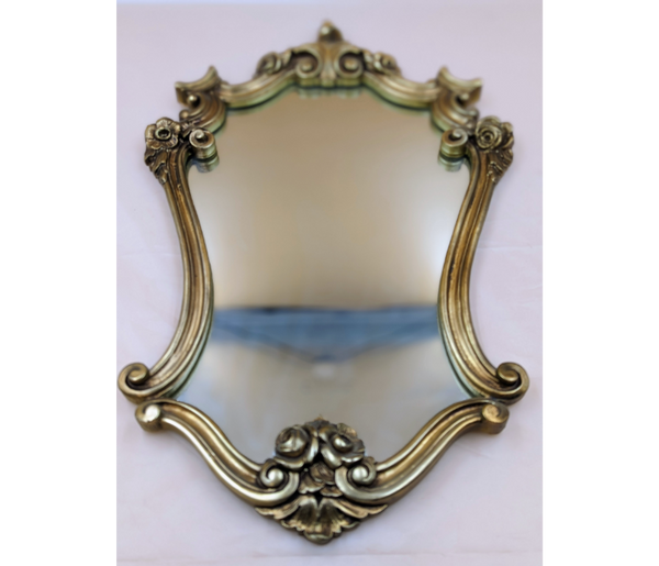 Vintage Durwood Gold Wall Mirror Furniture & Home Decor KW Consignment Inc. 75.00