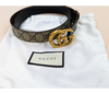 Gucci Supreme leather belt