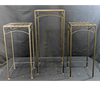 Set of 3 Iron Plant Stands Furniture & Home Decor KW Consignment Inc. 50.00