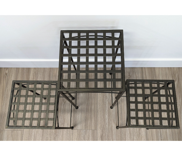 Set of 3 Iron Plant Stands Furniture & Home Decor KW Consignment Inc. 50.00
