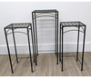 Set of 3 Iron Plant Stands Furniture & Home Decor KW Consignment Inc. 50.00