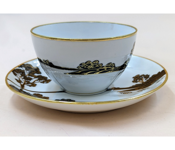 Nippon Hand Painted Japanese Cup & Saucer Unique Finds KW Consignment Inc. 20.00