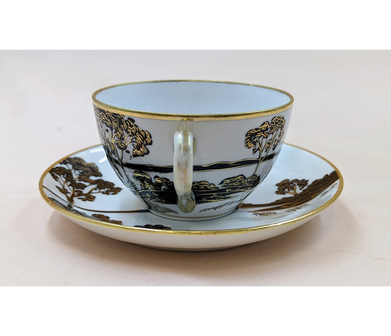 Nippon Hand Painted Japanese Cup & Saucer Unique Finds KW Consignment Inc. 20.00