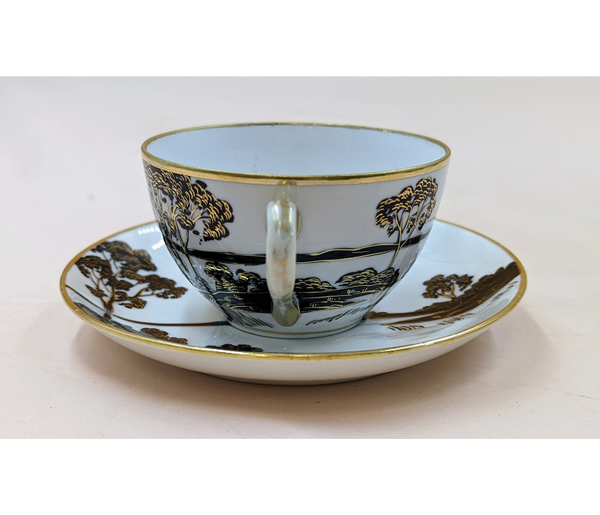 Nippon Hand Painted Japanese Cup & Saucer Unique Finds KW Consignment Inc. 20.00
