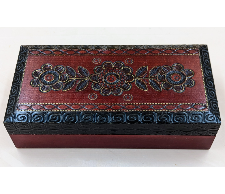 Wooden Jewelry Box Furniture & Home Decor KW Consignment Inc. 32.50