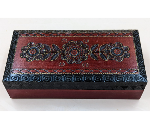 Wooden Jewelry Box Furniture & Home Decor KW Consignment Inc. 32.50