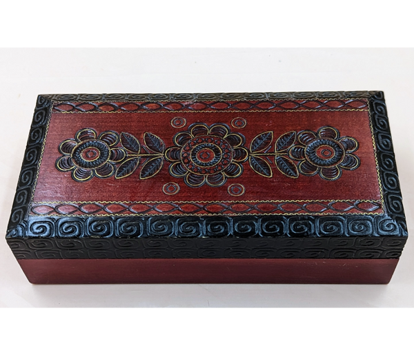 Wooden Jewelry Box Furniture & Home Decor KW Consignment Inc. 32.50