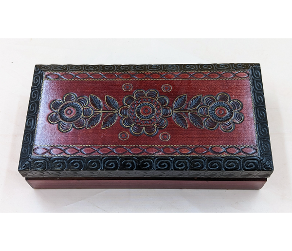 Wooden Jewelry Box Furniture & Home Decor KW Consignment Inc. 32.50