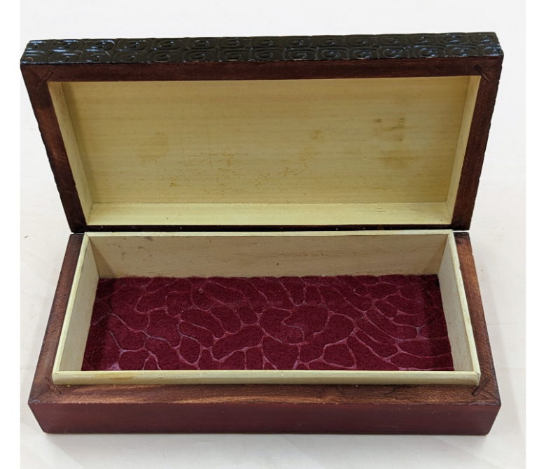 Wooden Jewelry Box Furniture & Home Decor KW Consignment Inc. 32.50