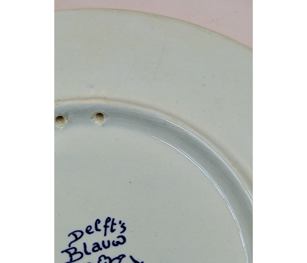 Set of 2 Blue Wall Plates Furniture & Home Decor KW Consignment Inc. 45.00