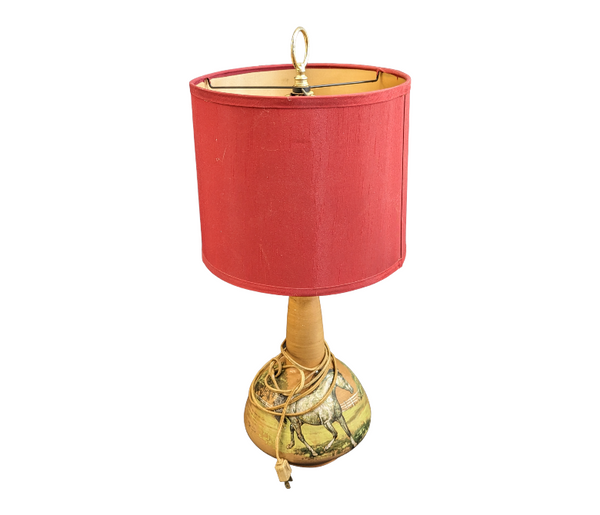 Custom Hand Painted Horse Lamp Furniture & Home Decor KW Consignment Inc. 120.00